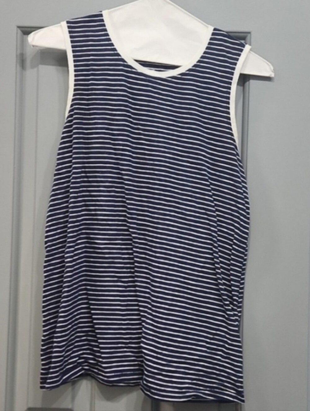 NWOT SO Blue White Stripe Tank Top XS